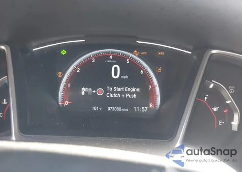 2020 Honda Civic Sport z USA, uszkodzony, nr VIN 19XFC2E83LE002073